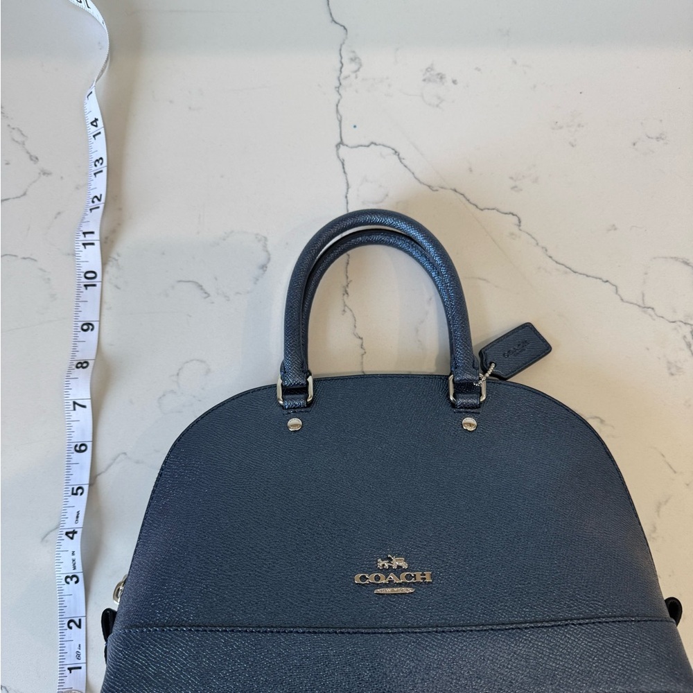 Blue Coach Purse - Picture 6 of 7